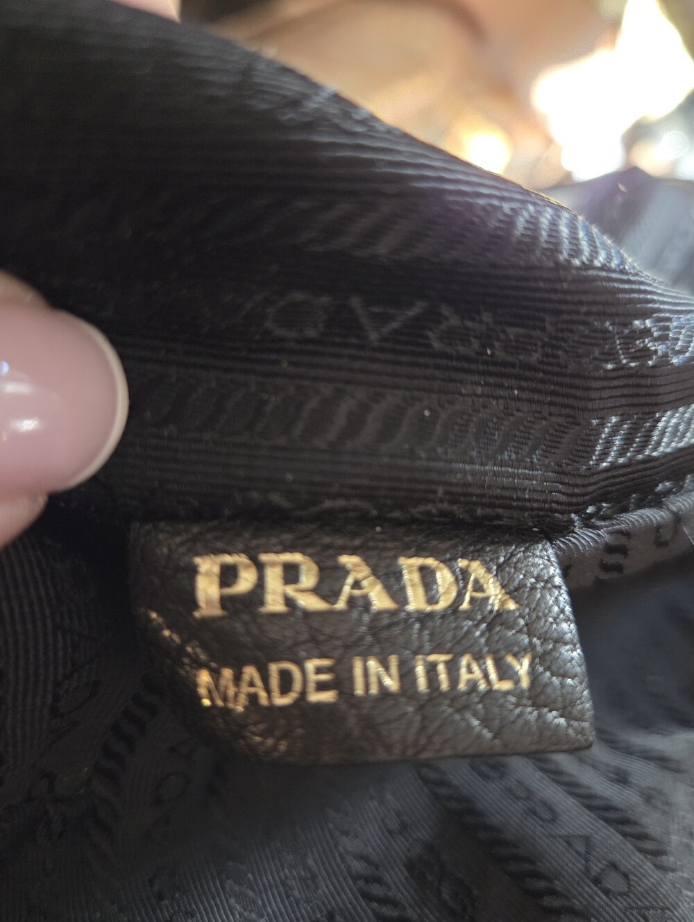 Prada Milano Sacca 2 Manici Cervo Leather Shoulder Bag - Picture 15 of 16